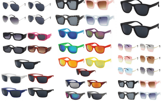 #3-WM Starter Assortment Sunglasses – $2.25 each (60 Pair)