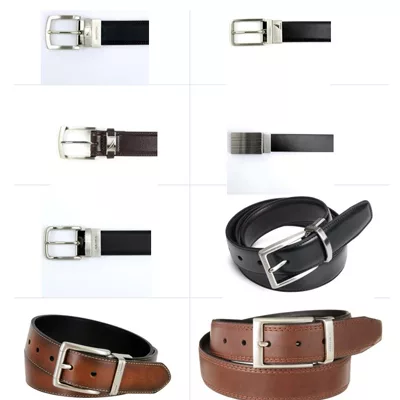 Nautica wholesale men's leather belts assortment 12pcs.
