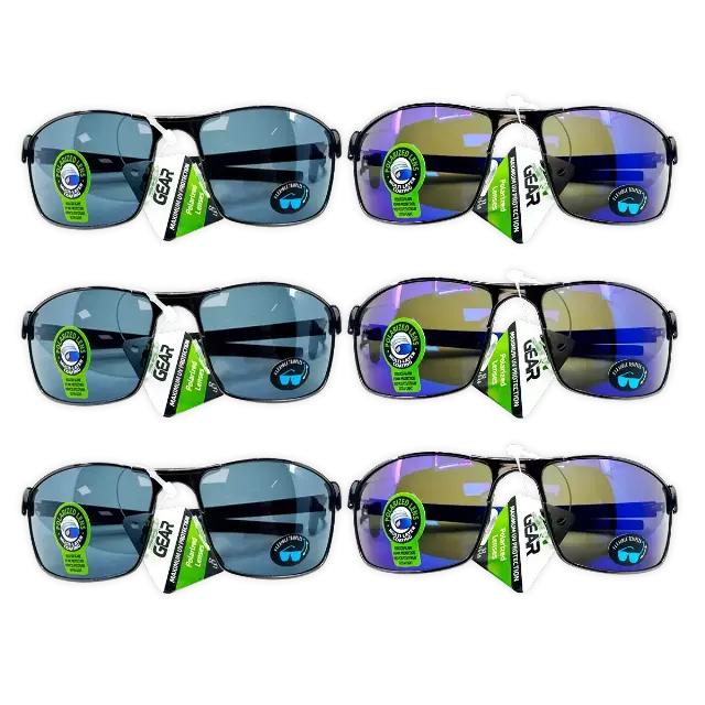 Sunglasses Sungear Assortment - 6 Pieces Per Pack 50250