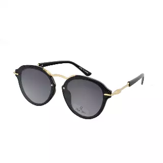 Mirrored Flat Lens Sunglasses with Temple Accents TD10161