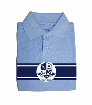 Girls Picot Polo Blue Tanvir 2-4