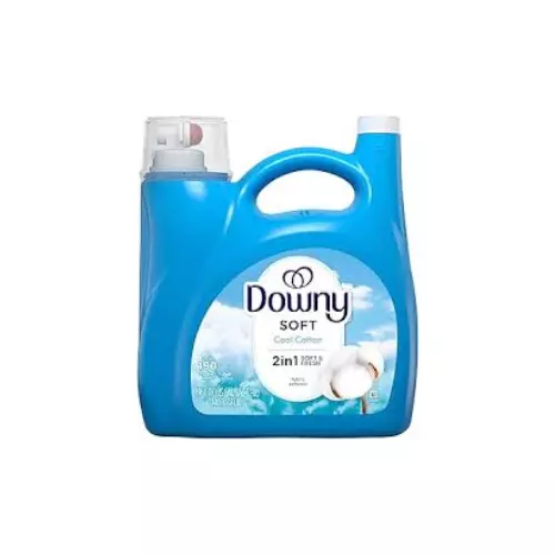 Downy Soft, 2 in 1 Soft and Fresh Liquid Fabric Softener, Cool Cotton, 140 fl oz, CASE PK 4