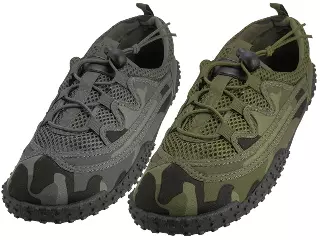 M1165 - Wholesale Men's "Wave" Camouflage Lace Up Outdoor Sport Quick Drying Water shoes