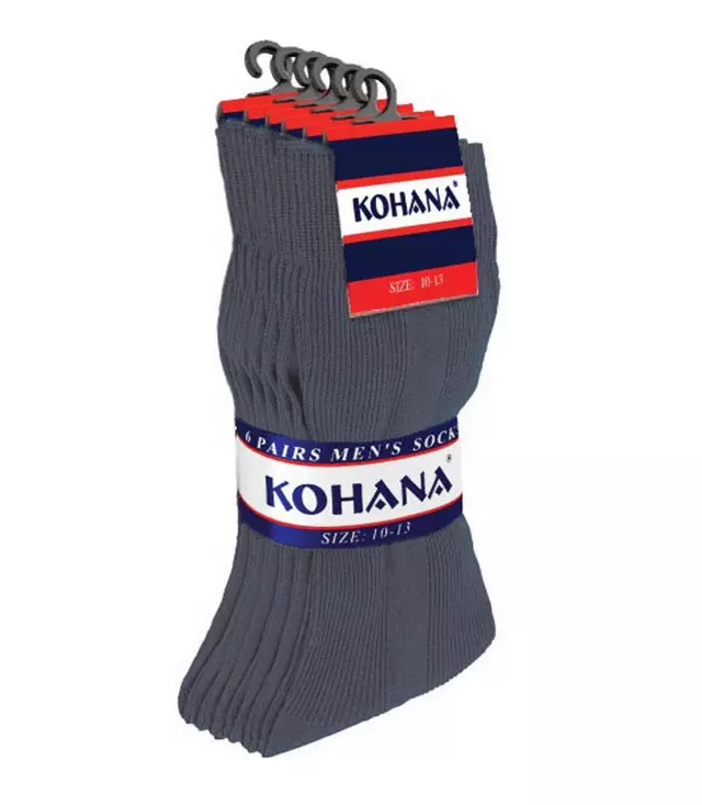 Socks - 5-7 1/2 Grey Dress Socks - 96510 (5 DZ Minimum)