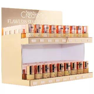 Beauty Creations Flawless Foundations Mixed In 18 Colors - Wholesale Display 108 Units + 18 Tester (FS18-B)