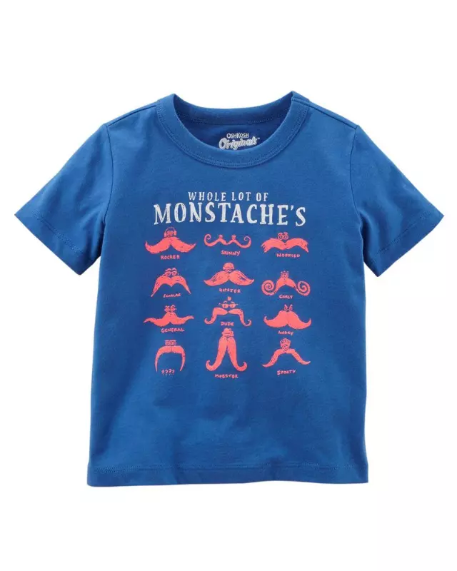 Oshkosh B'gosh Boys T-Shirt lot · 164 units · Short Sleeve Blue