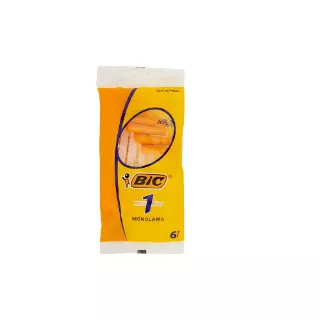BIC Monolama Disposable Razors, 6 Count (Case of 20)