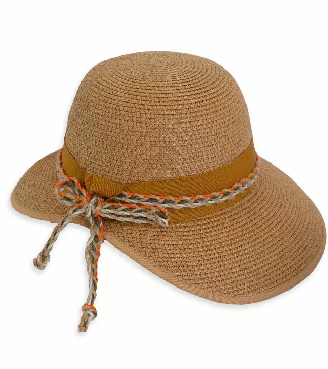 Magid Braided Bow Straw Garden Hat — TOAST