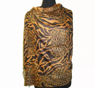 1906 Animal Print Pashmina