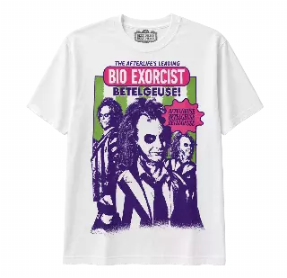 BEETLEJUICE BIO EXCORCIST T-SHIRT WHITE 28AS2038