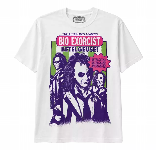 BEETLEJUICE BIO EXCORCIST T-SHIRT WHITE 28AS2038