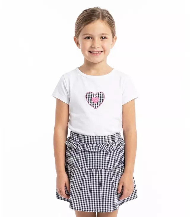 GIRLS PINK Knit Top with Woven Skirt Set - 2441704