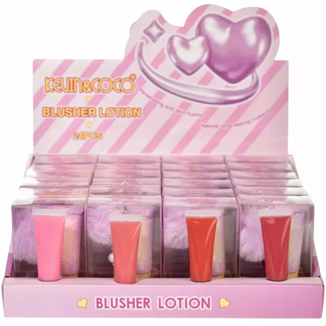 Kevin & Coco Blusher Lotion - Wholesale Display 24 Units (KC1271)