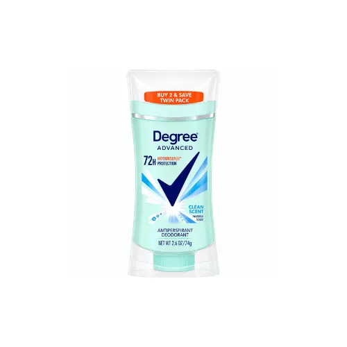 Degree Women Invisible Solid Shower Clean 2.6oz Case 12