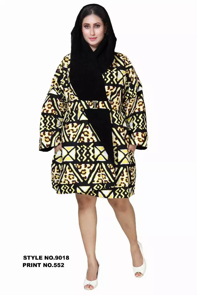 9018 - Reversible Suede Jacket - One Size (3pcs PRE-PACK) ($40 Each) — One Size / Print-552