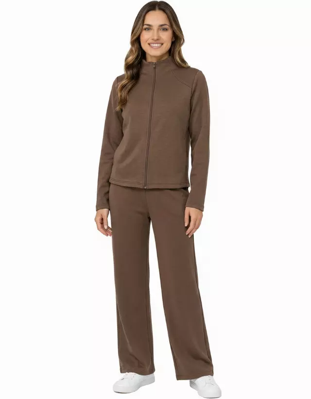 Modal 2pc Loungewear Set #604 — Taupe / S-M-L-XL