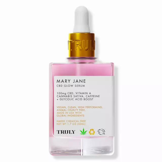 WHOLESALE TRULY MARY JANE CBD GLOW SERUM 1.7 OZ - 48 PIECE LOT