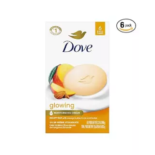Dove Glowing Mango Beauty Bar 3.75oz 6 Count – Case Pack 12