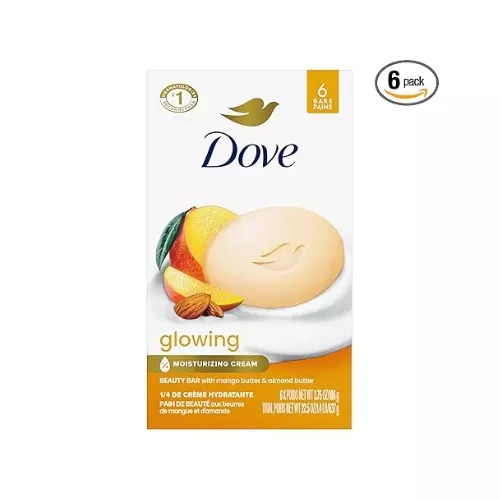 Dove Glowing Mango Beauty Bar 3.75oz 6 Count – Case Pack 12