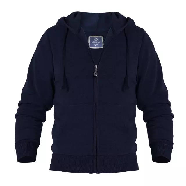 Men's Hoodie Sweatshirt- Style #MFJ101-$7.50/Unit-24PCS/CS - PLEASE SEE DESCRIPTION — Navy