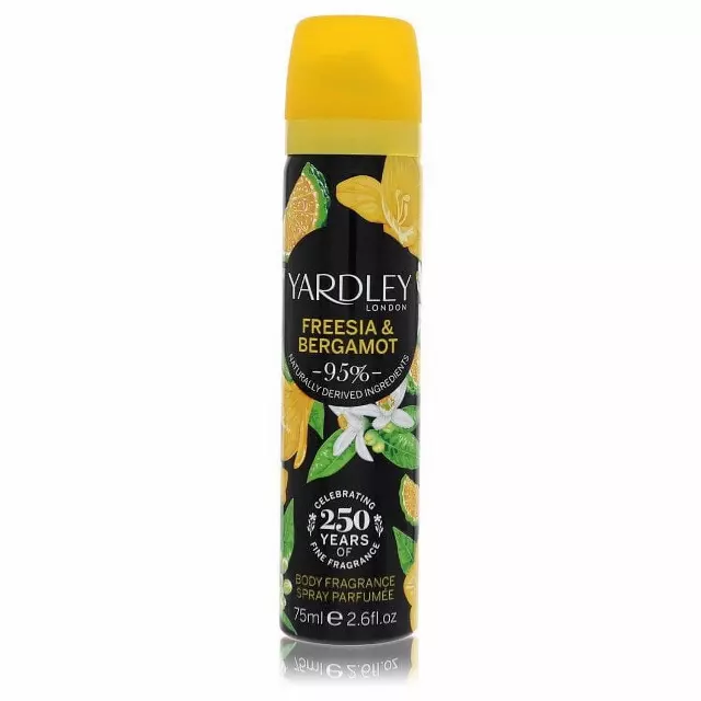 Yardley Freesia & Bergamot Body Spray 2.5oz