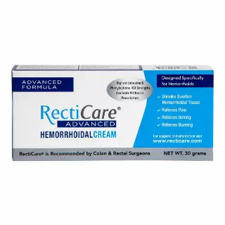 Recticare Advanced Hemorrhoidal Cream - 30g