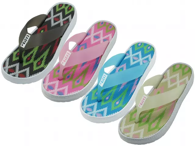W5530LA - Wholesale Women's "Easy USA" Super Sofy Rubber Sandals