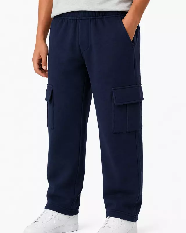 Boys' Fleece Cargo Pants #16 — Navy / 4-5-6-7
