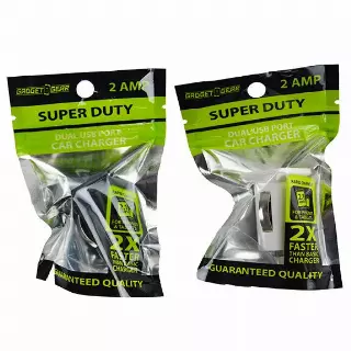 Car Charger with USB Port 2.1 Amp - 3 Pieces Per Pack 22448