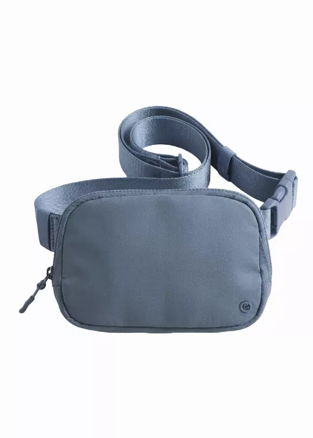 Joan & David Sport Nylon Passport Belt Bag — 136-DENIM