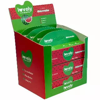 Face Beautiful Lovely Lip Balm Watermelon - Wholesale Display 12 Units (FB-019)