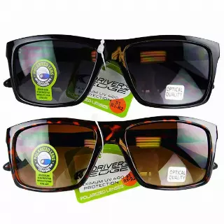Sunglasses Drivers Edge Assortment - 6 Pieces Per Pack 53038