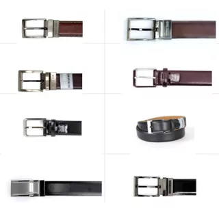 Geoffrey Beene men's leather belts assortment 12pcs.
