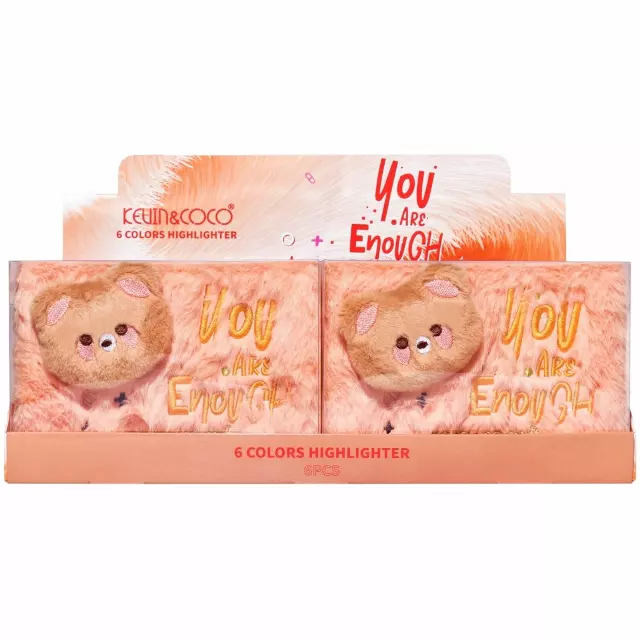 Kevin & Coco You Are Enough! Highlighter - Wholesale Display 6 Units (KC245130)