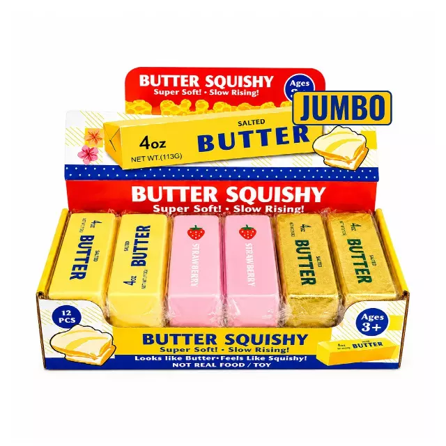Jumbo Butter Mix Squishy – Slow Rise Sensory Toy