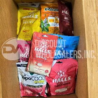 Ricola, Vicks, Halls Cough Throat Relief Drops Mix, Different Sizes (210 Pcs Lot)