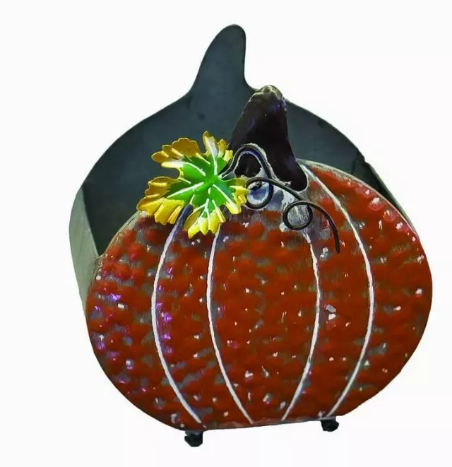 XMT3137FL-7.5″ Tin Pumpkin 6″ x 4″ – 5″ Deep- W/L – EACH- Min 6 – Case Pk 24