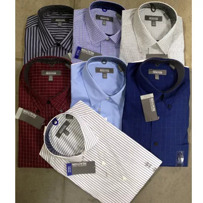 Kenneth Cole Reaction mens button front shirts 24pcs