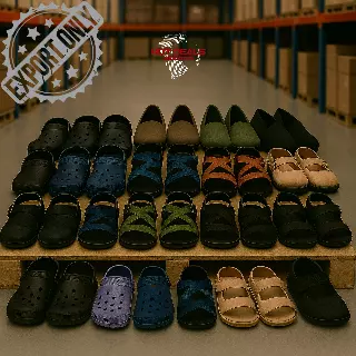 Summer comfort shoe assortment without boxes, 100 pairs
