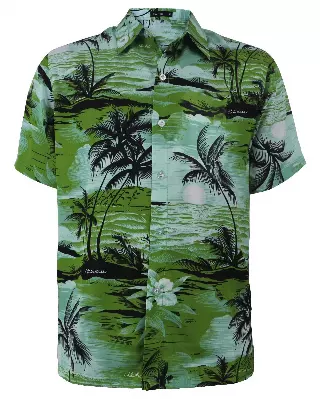 Men's Hawaiian Shirt- Plus Size- Style #MH110X- $7.90/ Unit -12PCS - PLEASE SEE DESCRIPTION