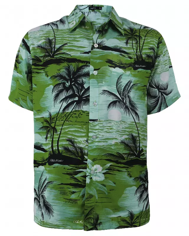 Men's Hawaiian Shirt- Plus Size- Style #MH110X- $7.90/ Unit -12PCS - PLEASE SEE DESCRIPTION