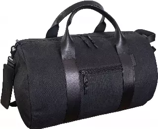 Boarding Pass The Voyager 21" Waxed Canvas Duffel - Black