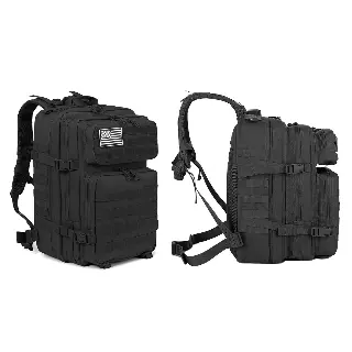 Large Military Army Tactical Backpack — Black