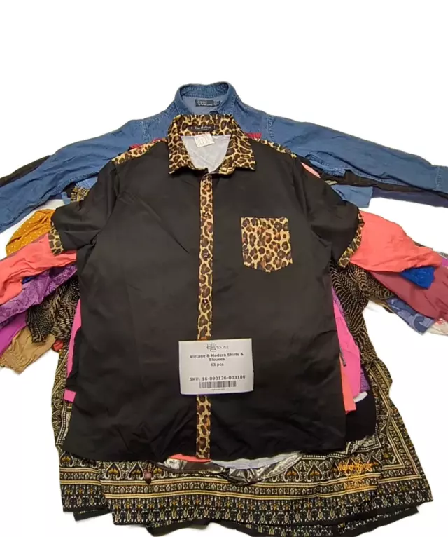 Vintage & Modern Shirts & Blouses 63 pcs