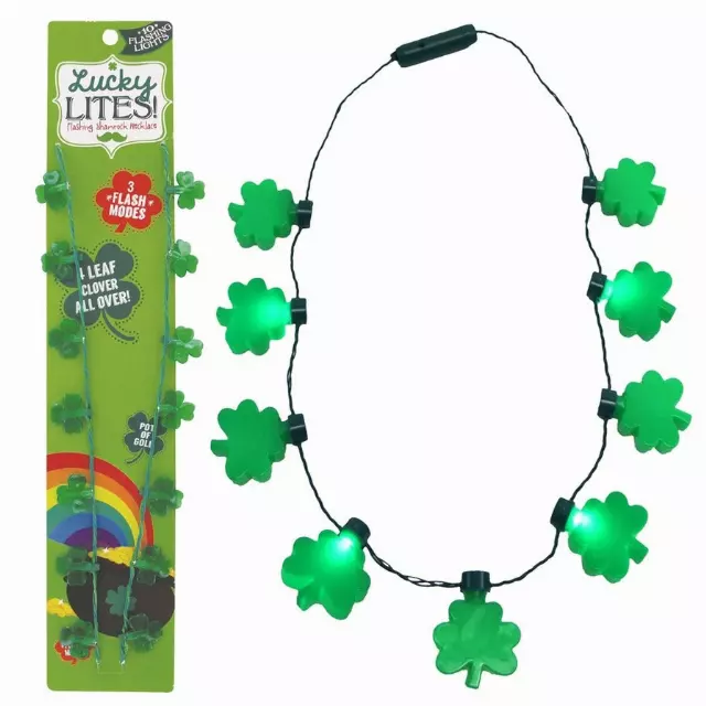 Flashing Shamrock Necklace