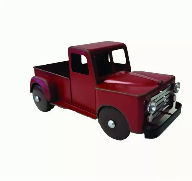 XMT8003RED-12″Red Metal truck- 4.5″ x 5″ bed w/l – “each” -min 2 – Case Pk 12