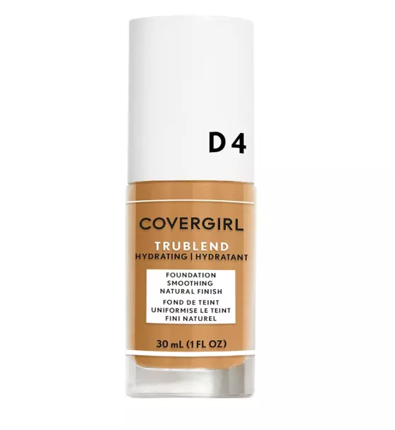 COVERGIRL truBlend Liquid Foundation Makeup Classic Tan D4, 1 oz (packaging may vary)