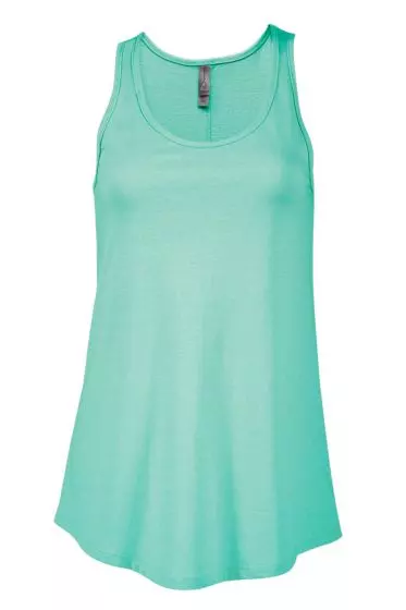 #532-P506C Delta Apparel Ladies CVC Flowy Tank – S-2X – $1.25 Each (72 Pieces)