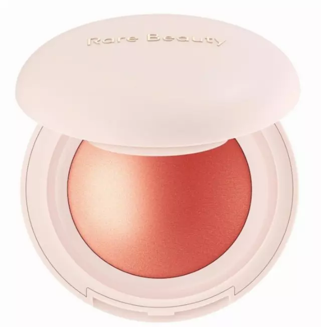 Rare Beauty Soft Pinch Luminous Powder Blush, Joy (muted peach), Radiant Finish, 0.098 oz/2.8 g