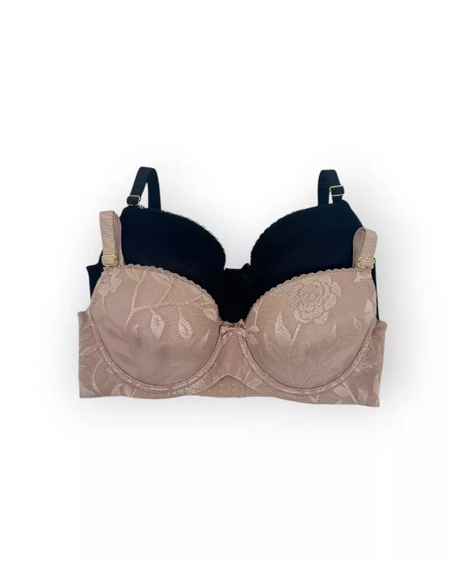 Bianca Push-Up 2-Pack Bra — Antler / 36C